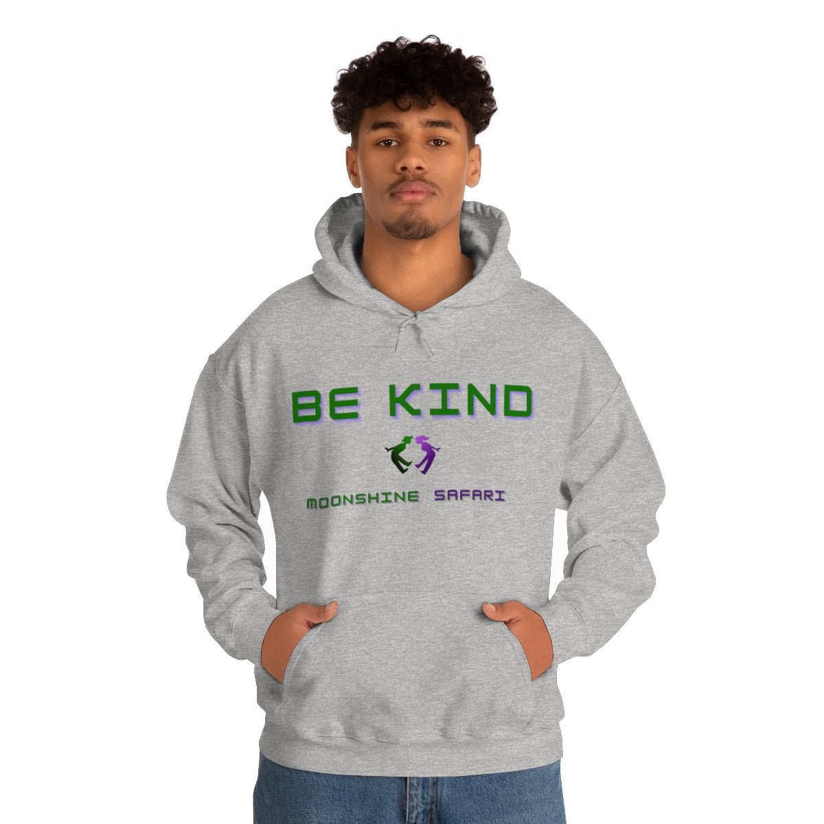 MoonShine Safari Be Kind Unisex Heavy Blend™ Hooded Sweatshirt