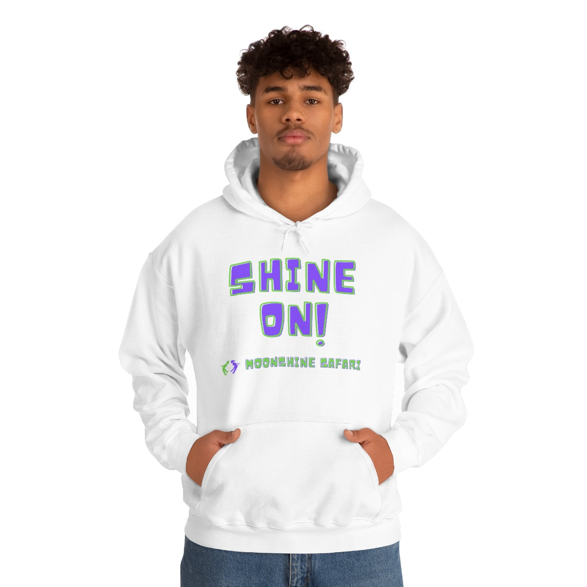 MoonShine Safari Shine On Unisex Heavy Blend™ Hooded Sweatshirt