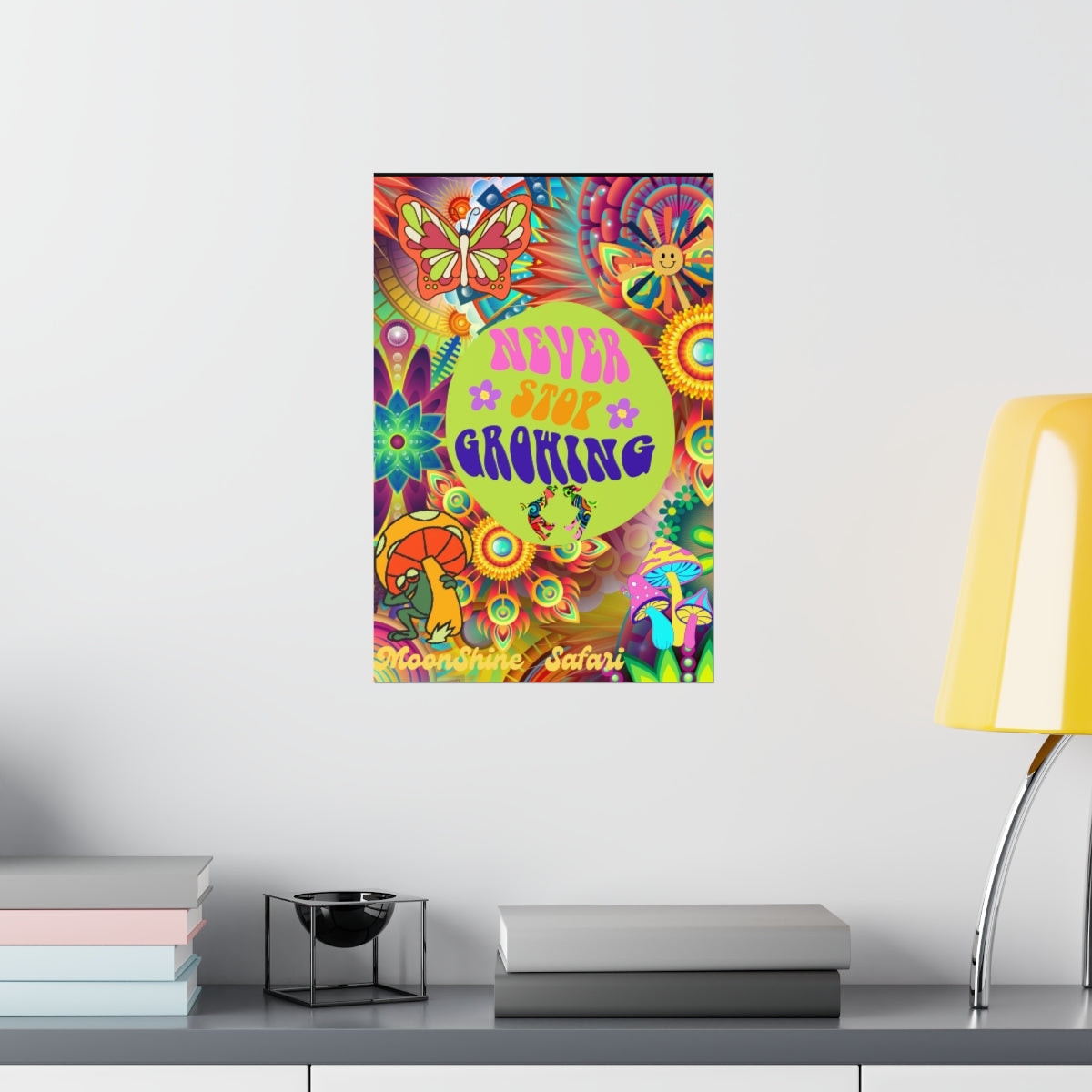 MoonSHine Safari Groovy Premium Matte Vertical Posters I