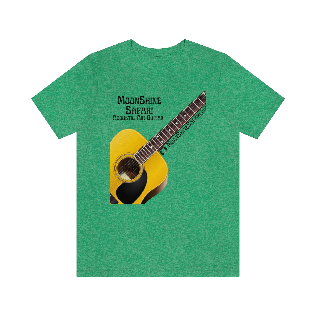 MoonShine Safari Air Acoustic Guitar Unisex Jersey Short Sleeve Tee