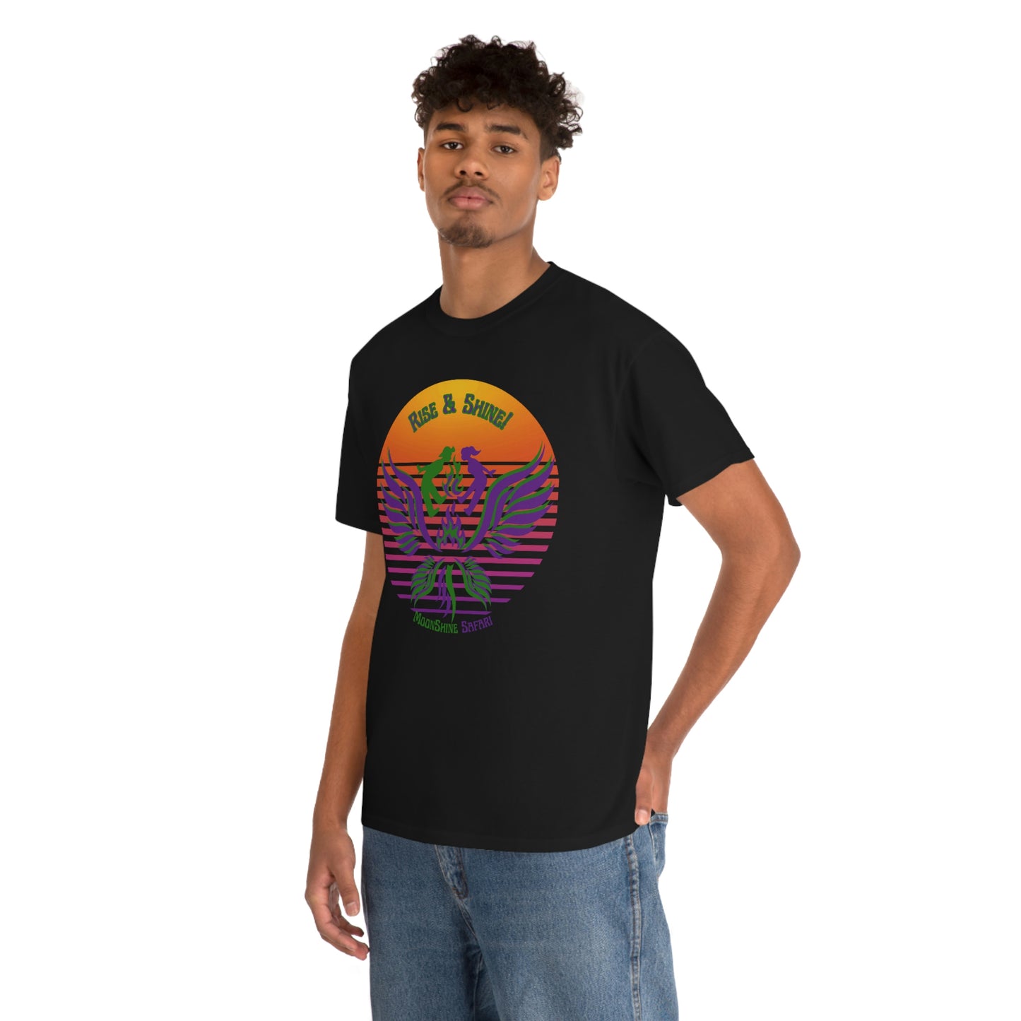 MoonShine Safari "Sun" Rise & Shine Unisex Heavy Cotton Tee