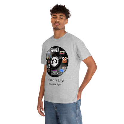 MoonShine Safari Music is Life Unisex Heavy Cotton Tee