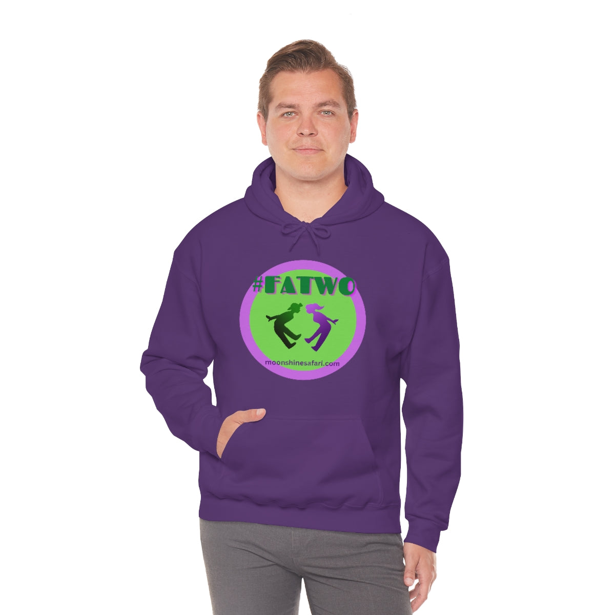 #FATWO MoonShine Safari Unisex Heavy Blend™ Hooded Sweatshirt