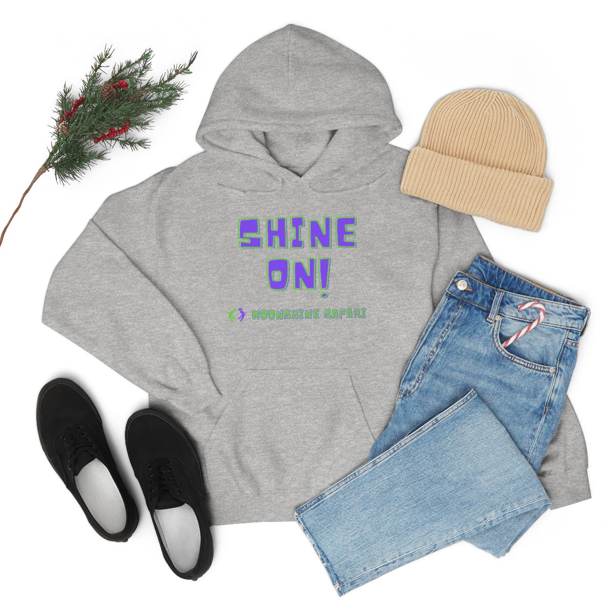 MoonShine Safari Shine On Unisex Heavy Blend™ Hooded Sweatshirt