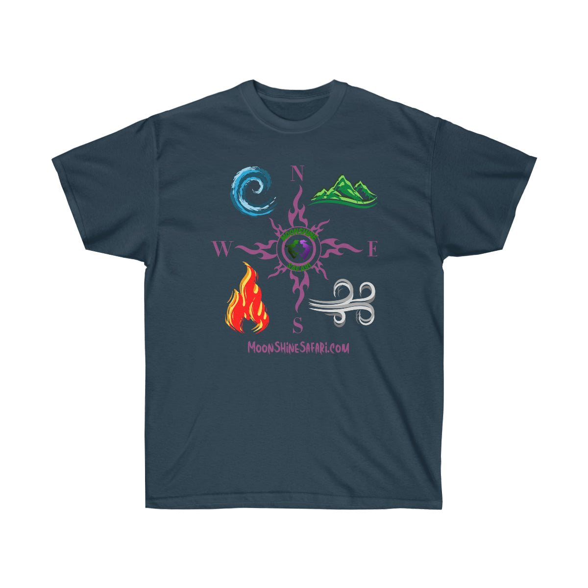 MoonShine Safari 4 Elements Unisex Ultra Cotton Tee