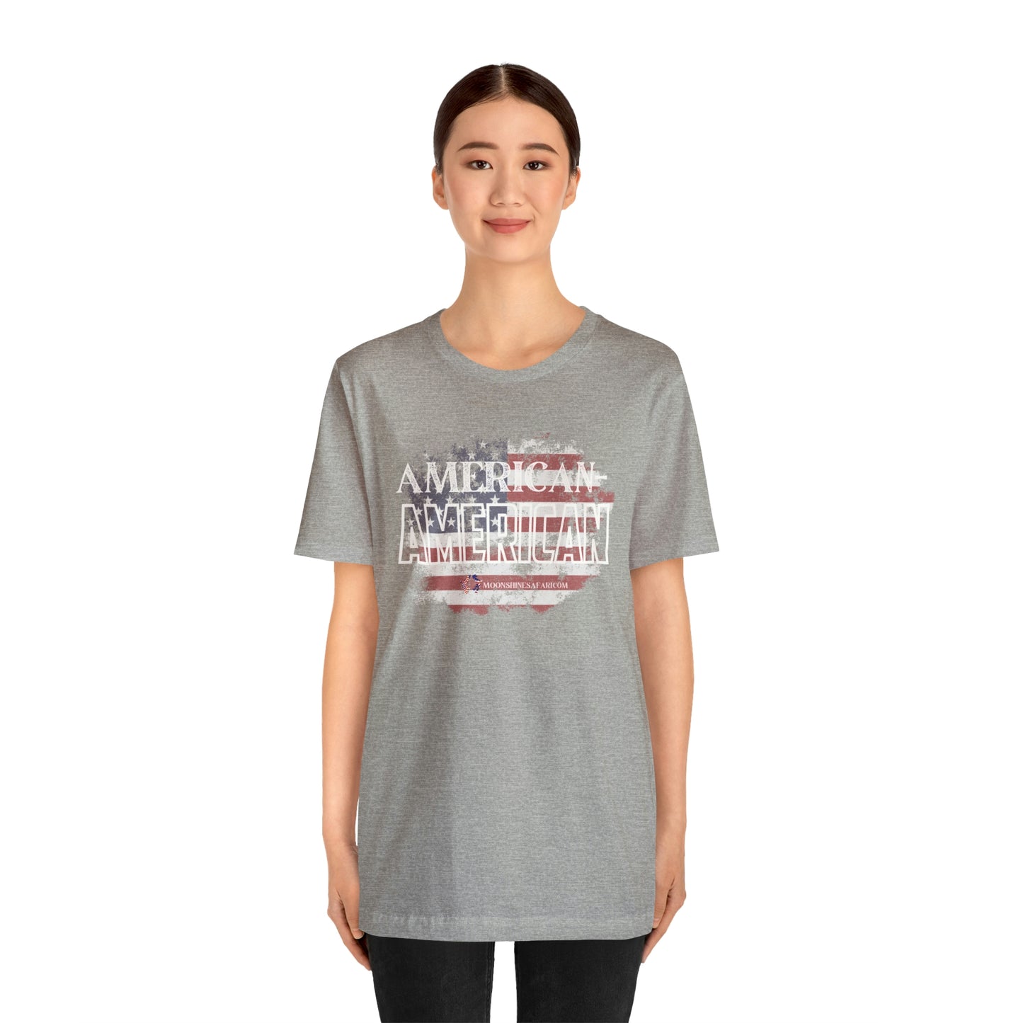 MoonShine Safari American-American Unisex Jersey Short Sleeve Tee