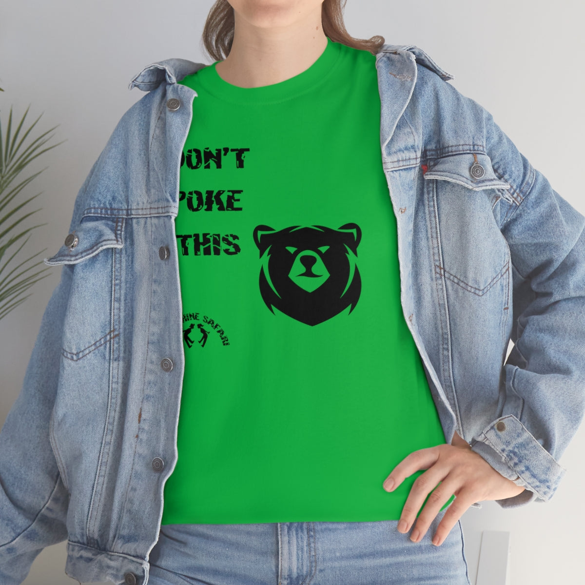 MoonShine Safari Dont Poke Unisex Heavy Cotton Tee