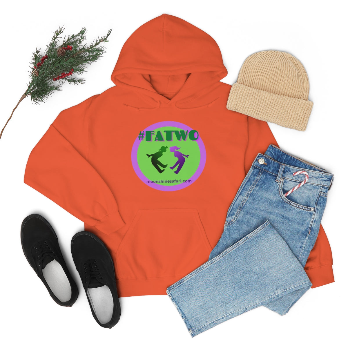 #FATWO MoonShine Safari Unisex Heavy Blend™ Hooded Sweatshirt