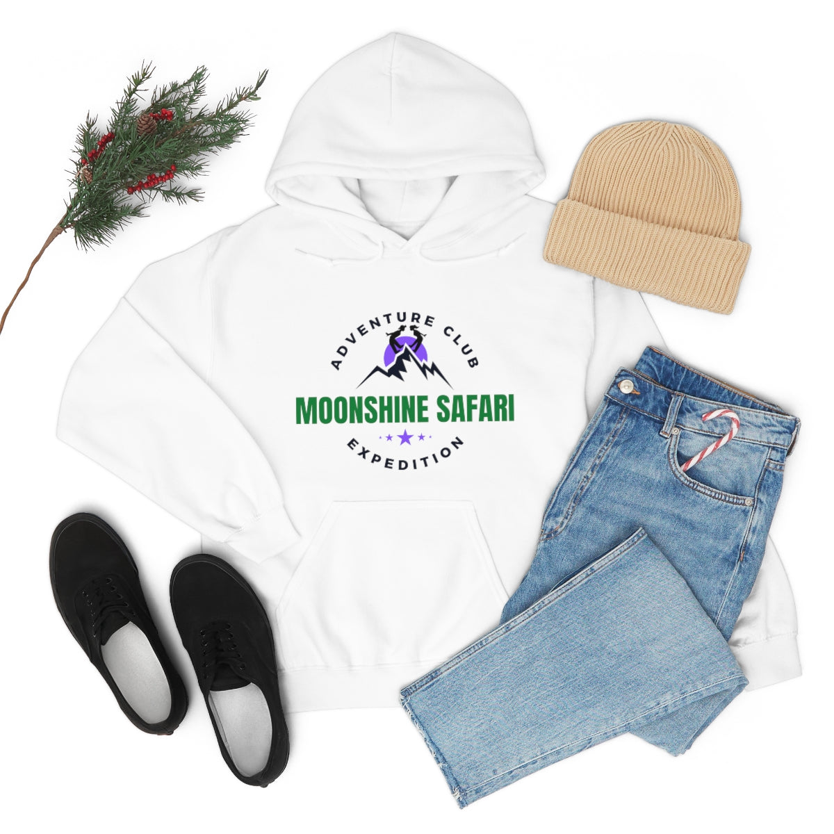 MoonShine Safari Expedition Unisex Heavy Blend™ Hooded Sweatshirt