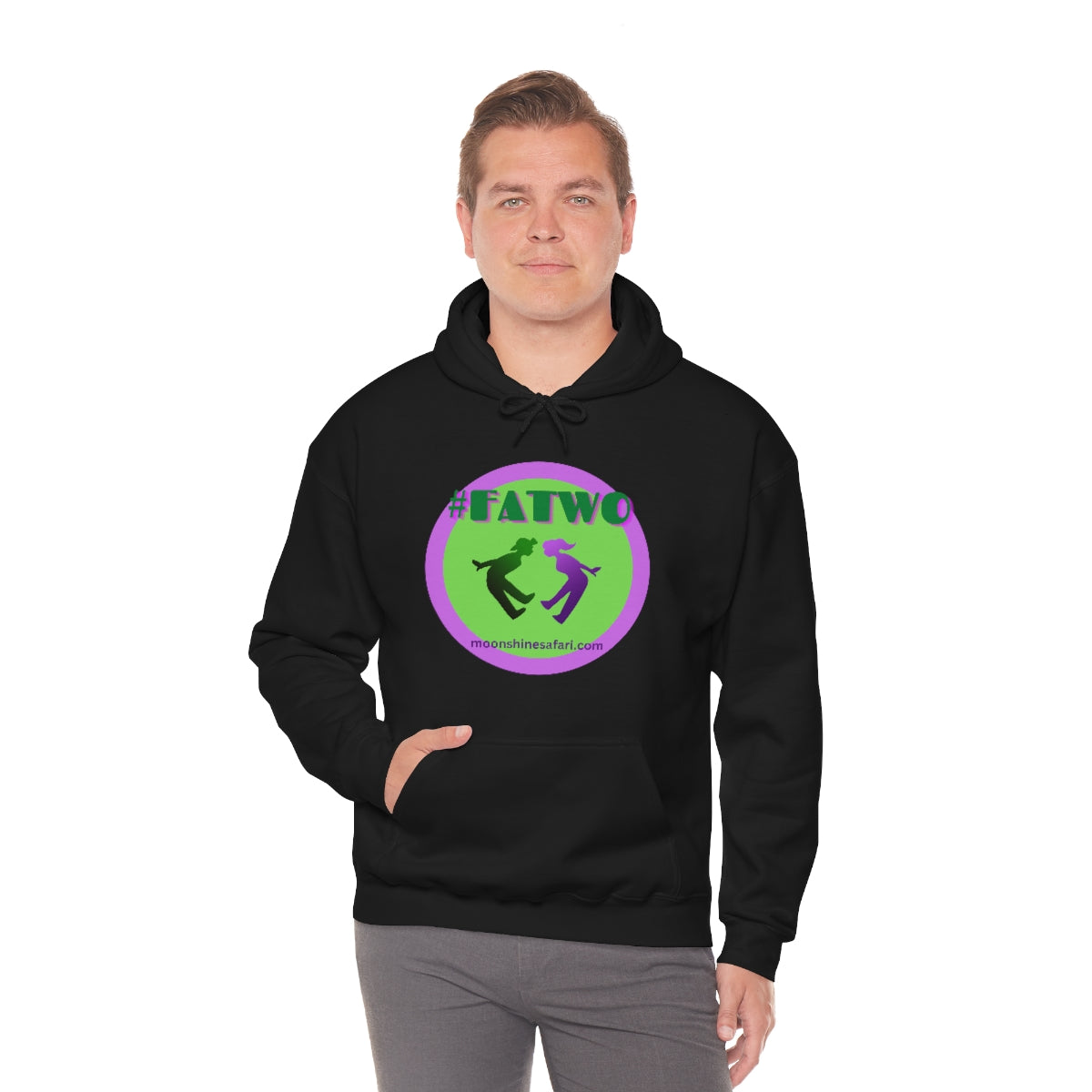 #FATWO MoonShine Safari Unisex Heavy Blend™ Hooded Sweatshirt