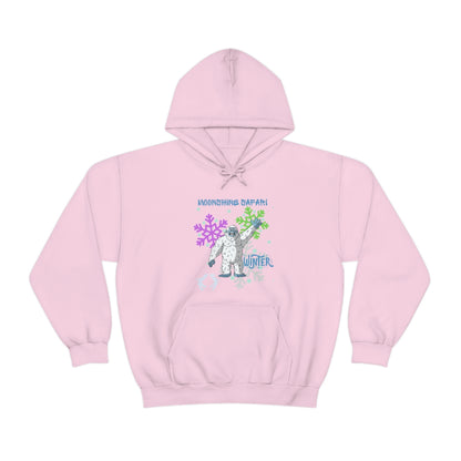 MoonShine Safari Winter Bumble Unisex Heavy Blend™ Hooded Sweatshirt