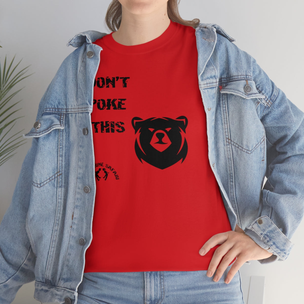 MoonShine Safari Dont Poke Unisex Heavy Cotton Tee