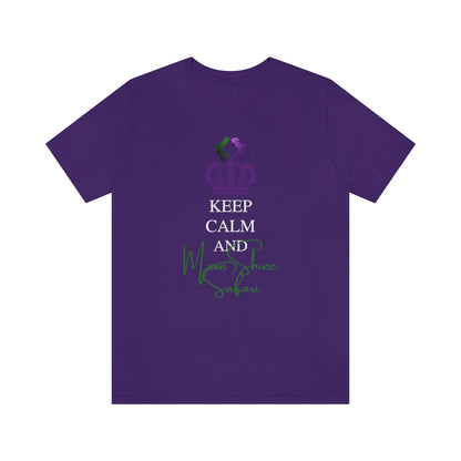 MoonShine Safari Keep Calm Unisex Jersey Short Sleeve Tee