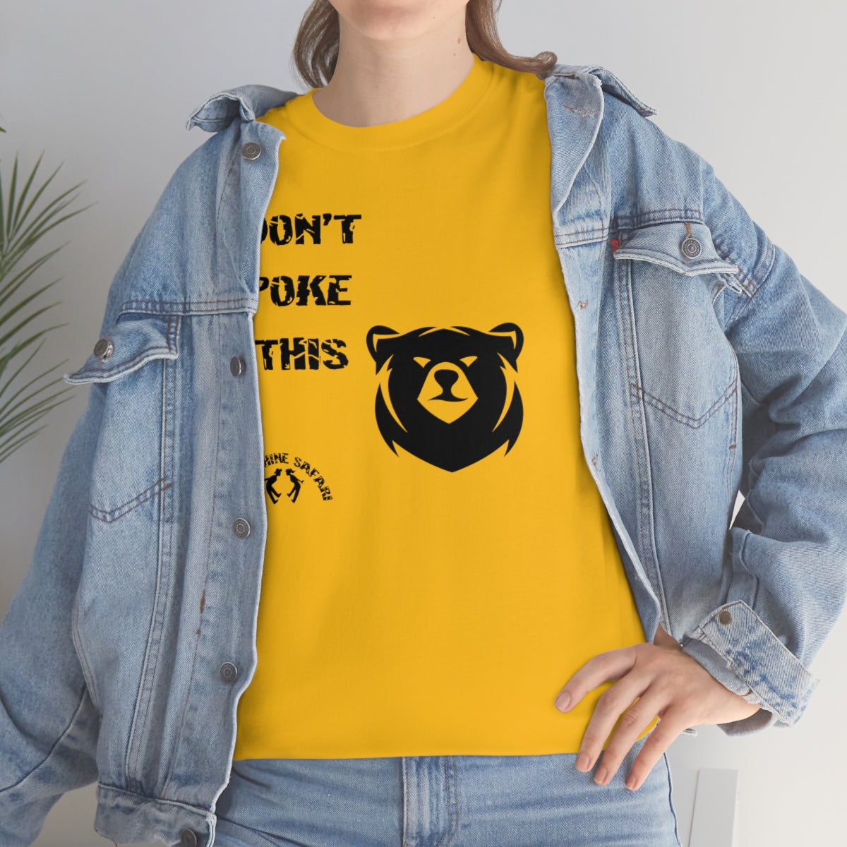 MoonShine Safari Dont Poke Unisex Heavy Cotton Tee