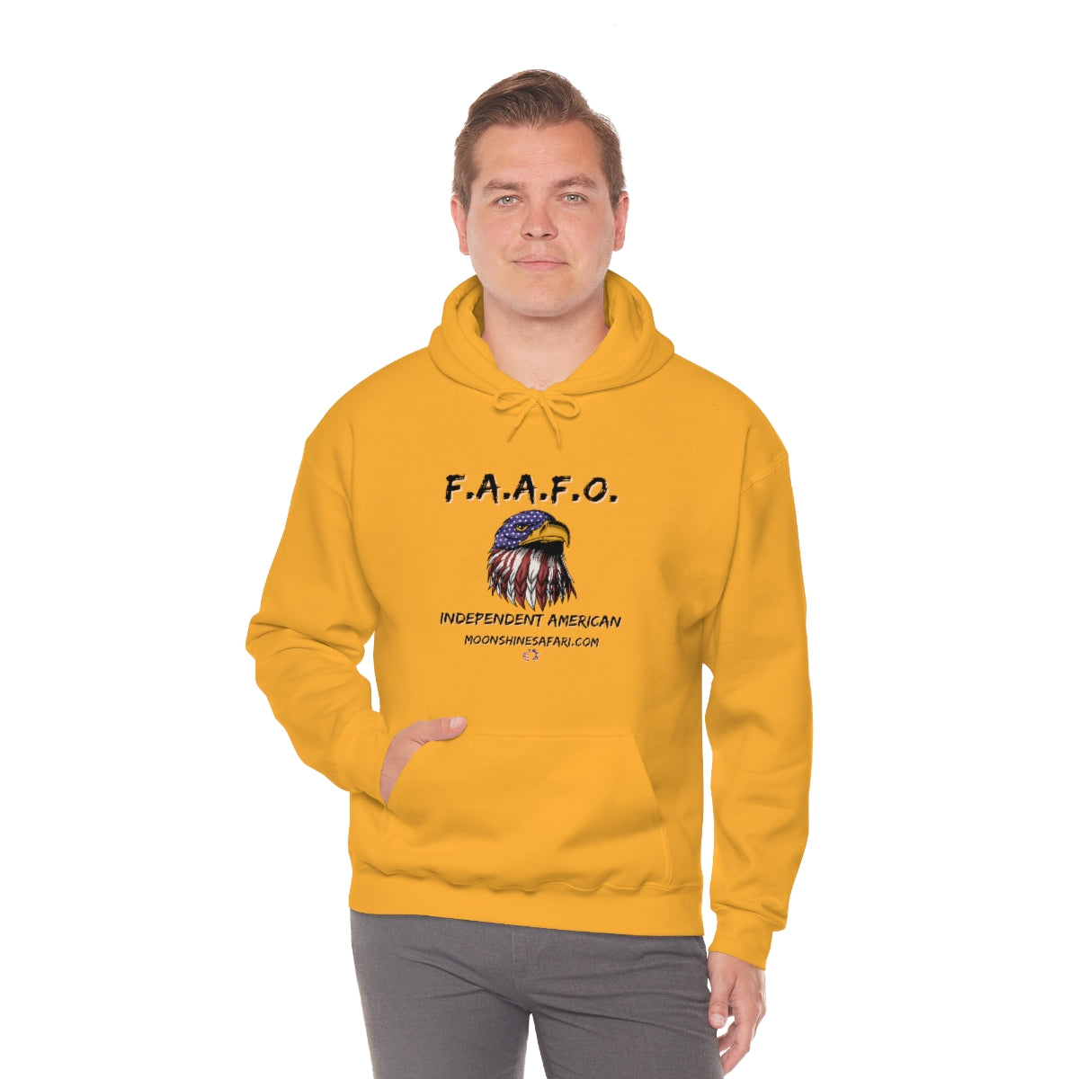 MoonShine Safari F.A.A.F.O. Unisex Heavy Blend™ Hooded Sweatshirt