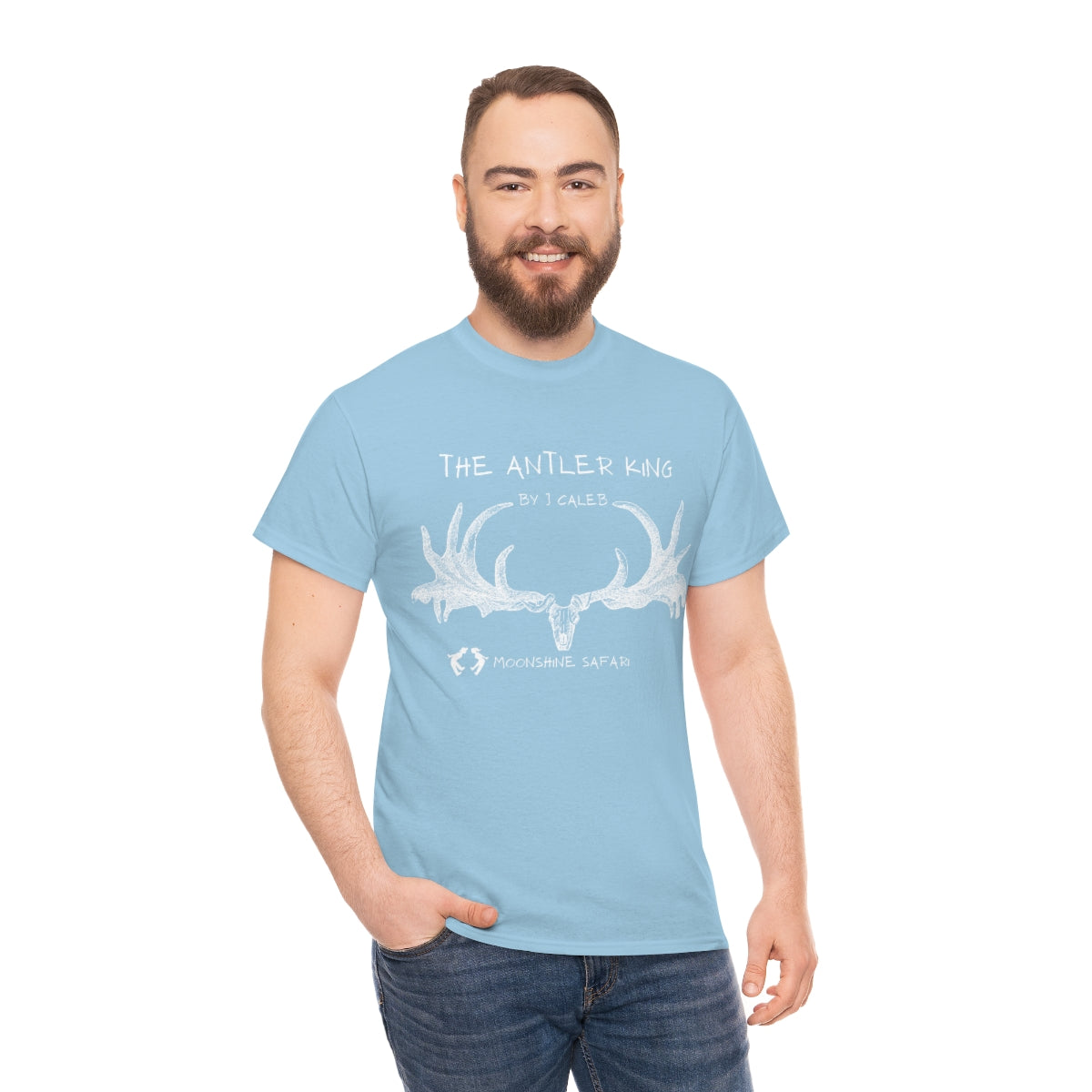 Antler King by J Caleb Unisex Heavy Cotton Tee