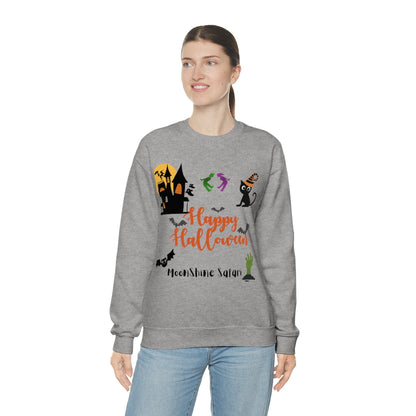 MoonShine Safari Halloween Unisex Heavy Blend™ Crewneck Sweatshirt