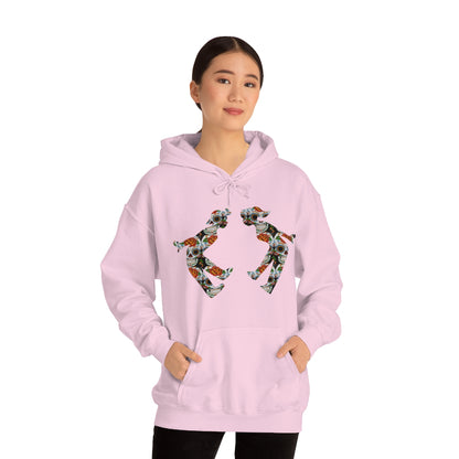 MoonShine Safari Sugar Skull Unisex Heavy Blend™ Hooded Sweatshirt