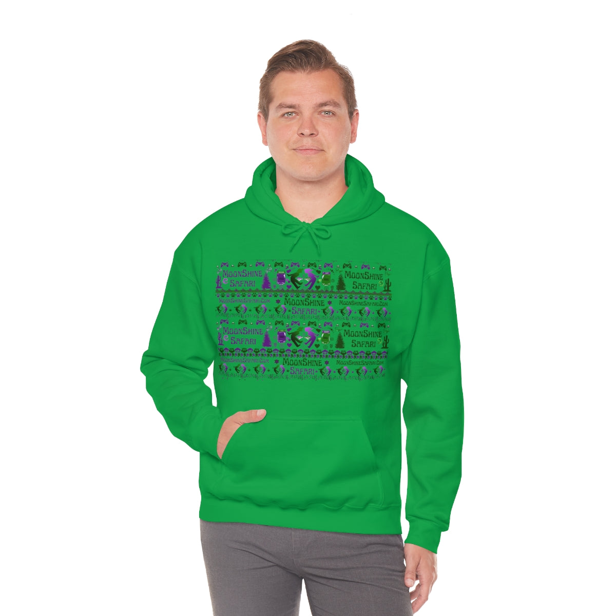 MoonShine Safari Un-holiday Unisex Heavy Blend™ Hooded Sweatshirt