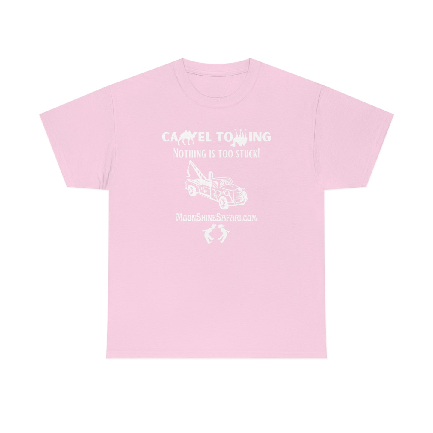 MoonShine Safari Camel Towing Unisex Heavy Cotton Tee