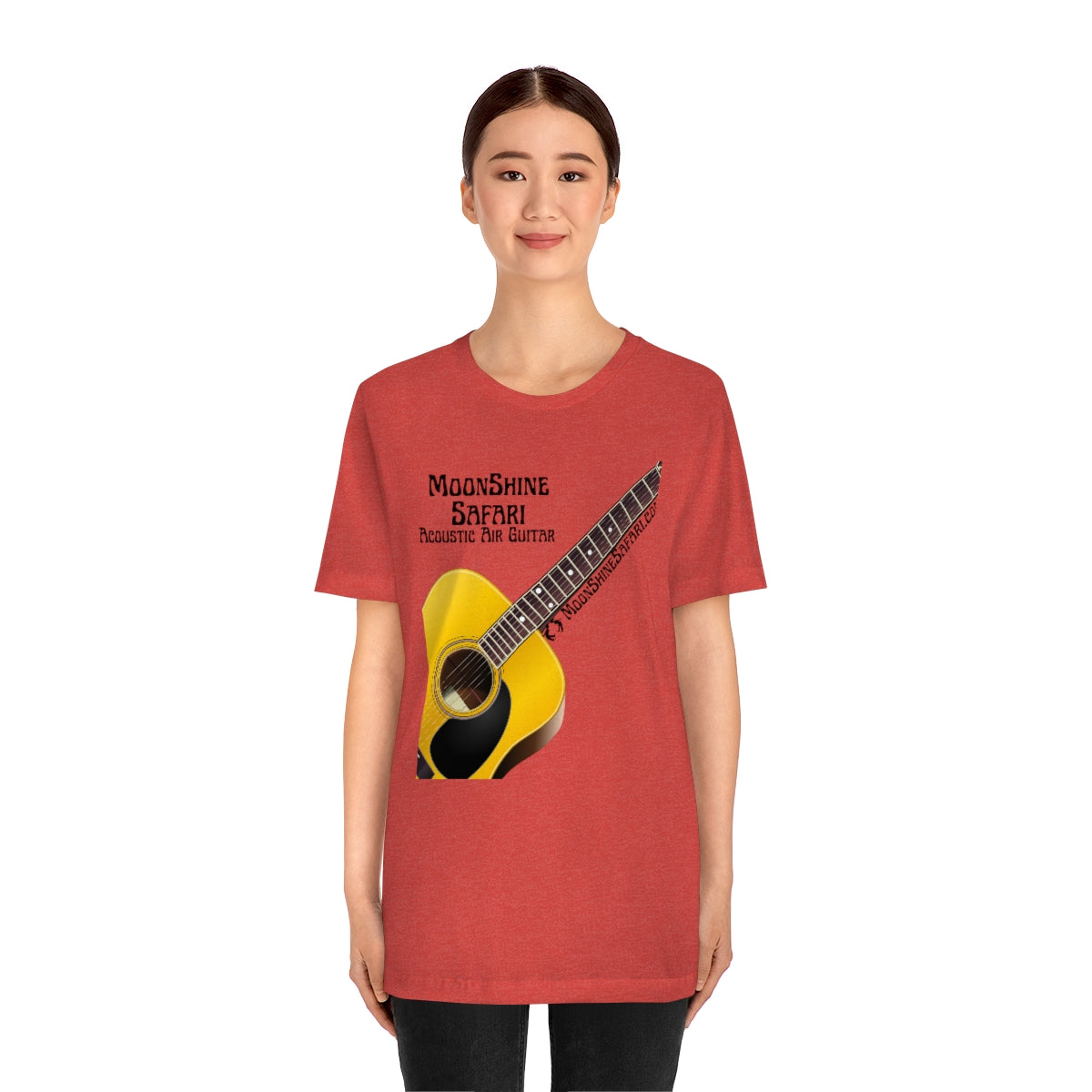 MoonShine Safari Air Acoustic Guitar Unisex Jersey Short Sleeve Tee