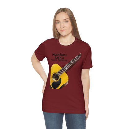 MoonShine Safari Air Acoustic Guitar Unisex Jersey Short Sleeve Tee