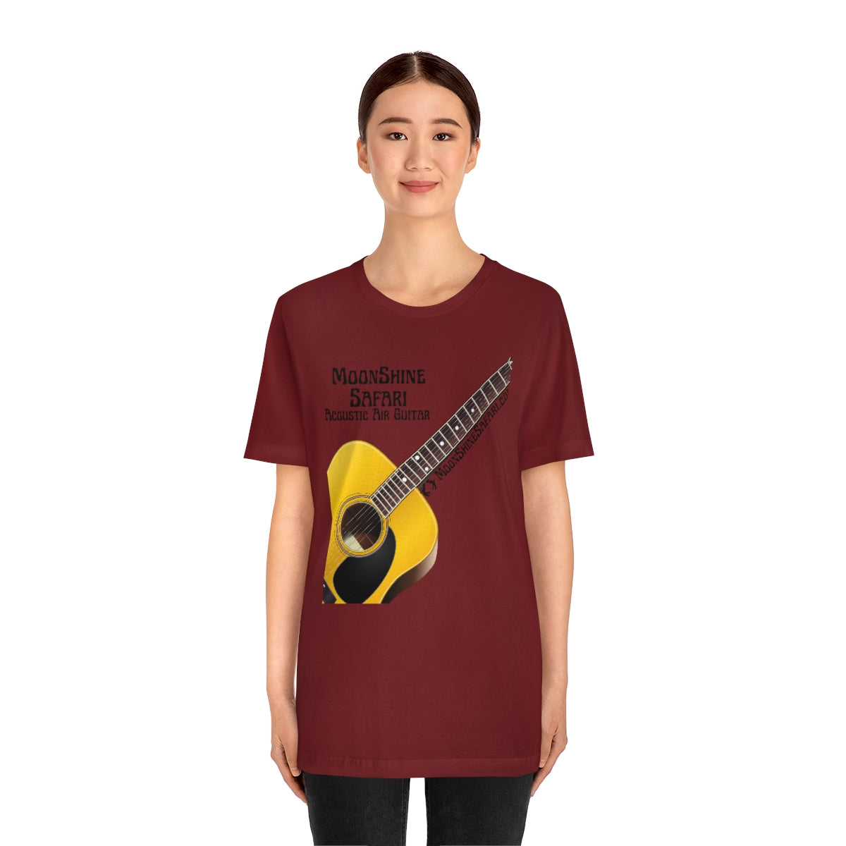 MoonShine Safari Air Acoustic Guitar Unisex Jersey Short Sleeve Tee