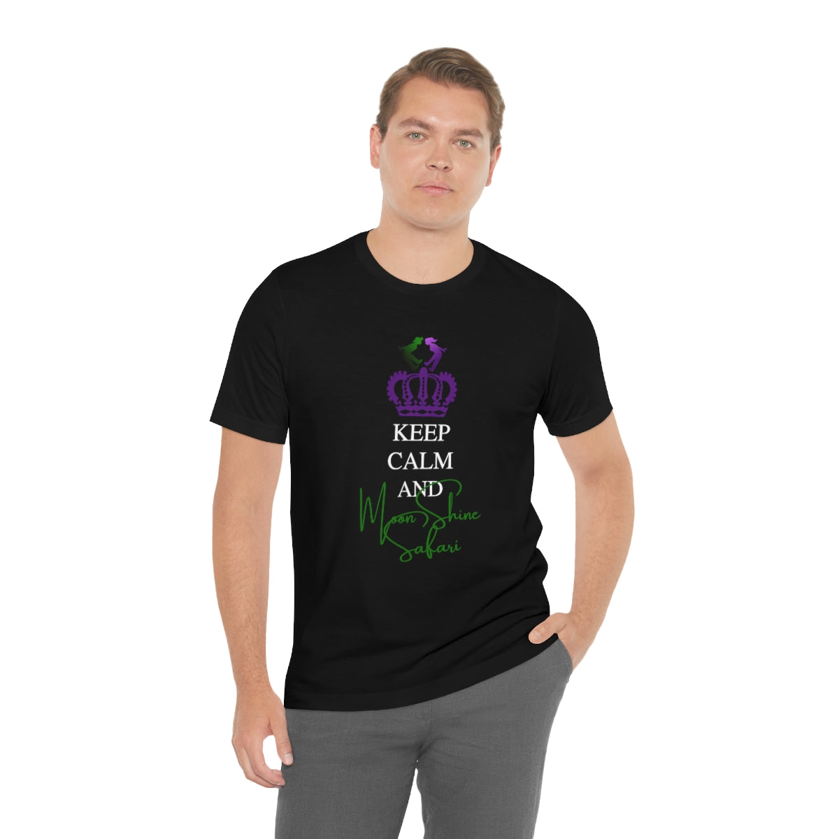 MoonShine Safari Keep Calm Unisex Jersey Short Sleeve Tee