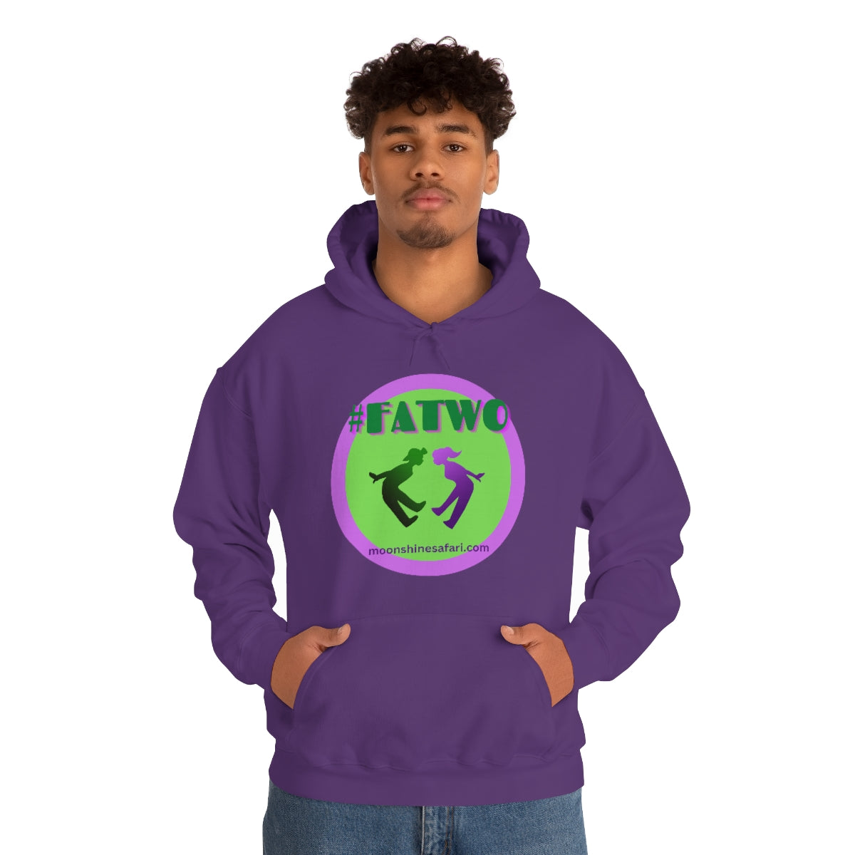 #FATWO MoonShine Safari Unisex Heavy Blend™ Hooded Sweatshirt