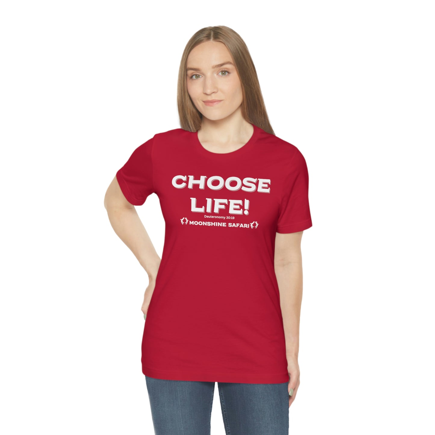 MoonShine Safari Choose Life! Unisex Jersey Short Sleeve Tee