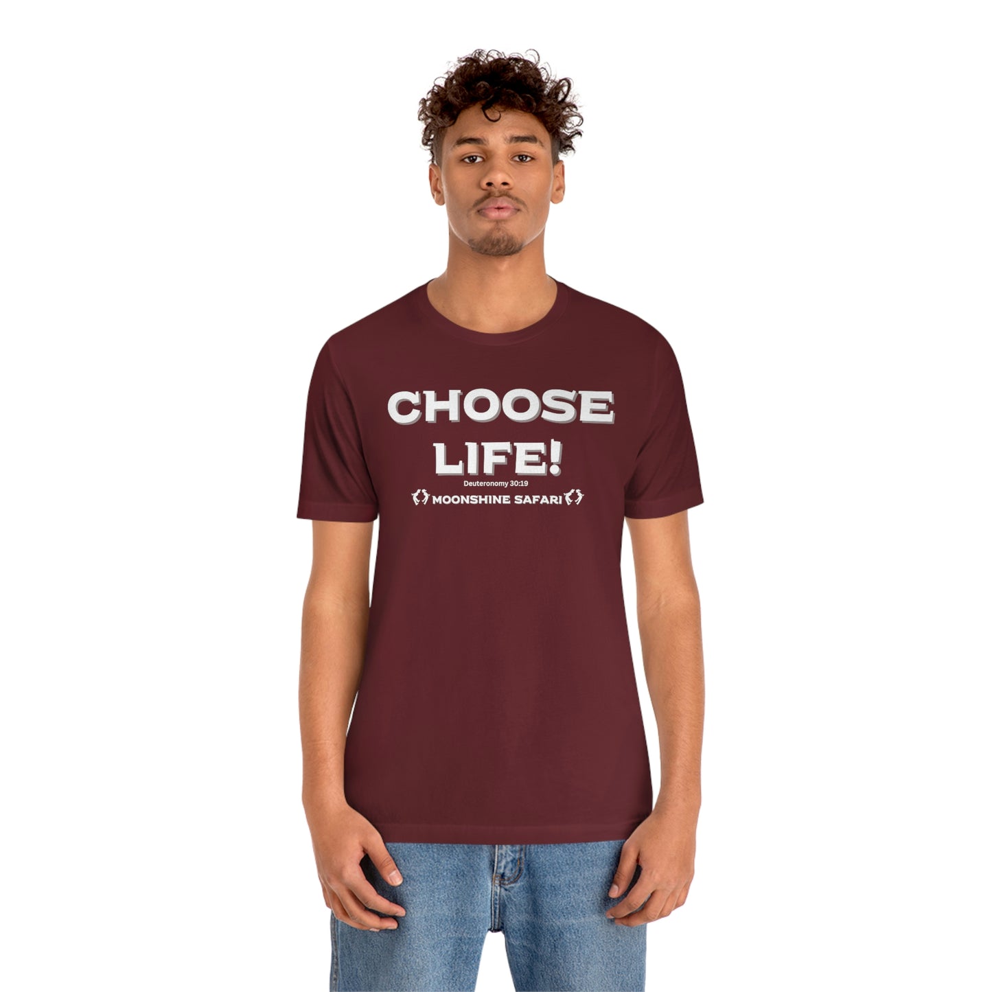 MoonShine Safari Choose Life! Unisex Jersey Short Sleeve Tee