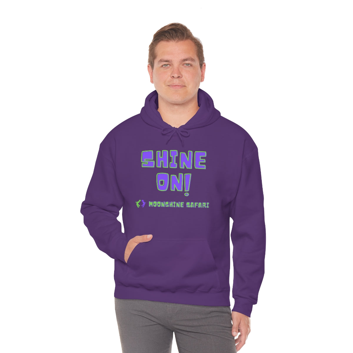 MoonShine Safari Shine On Unisex Heavy Blend™ Hooded Sweatshirt