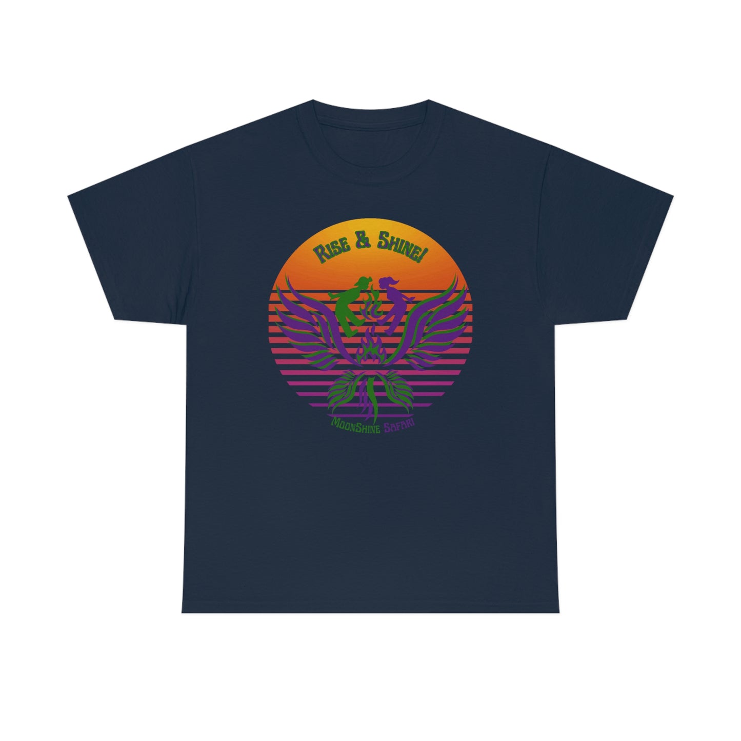 MoonShine Safari "Sun" Rise & Shine Unisex Heavy Cotton Tee