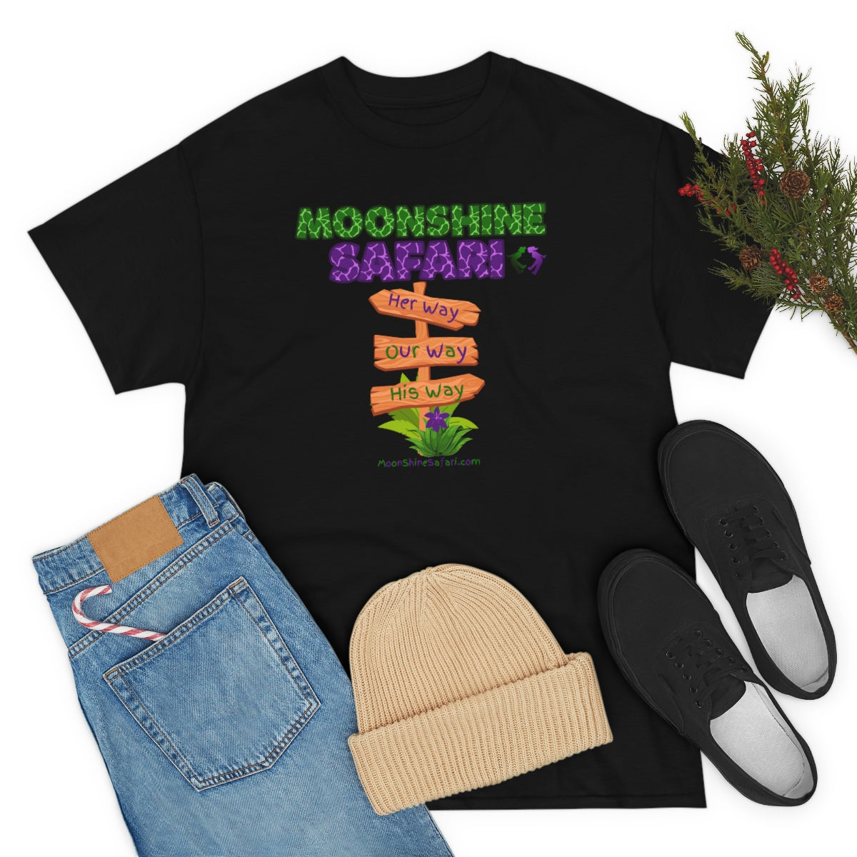 MoonShine Safari Ways Unisex Heavy Cotton Tee