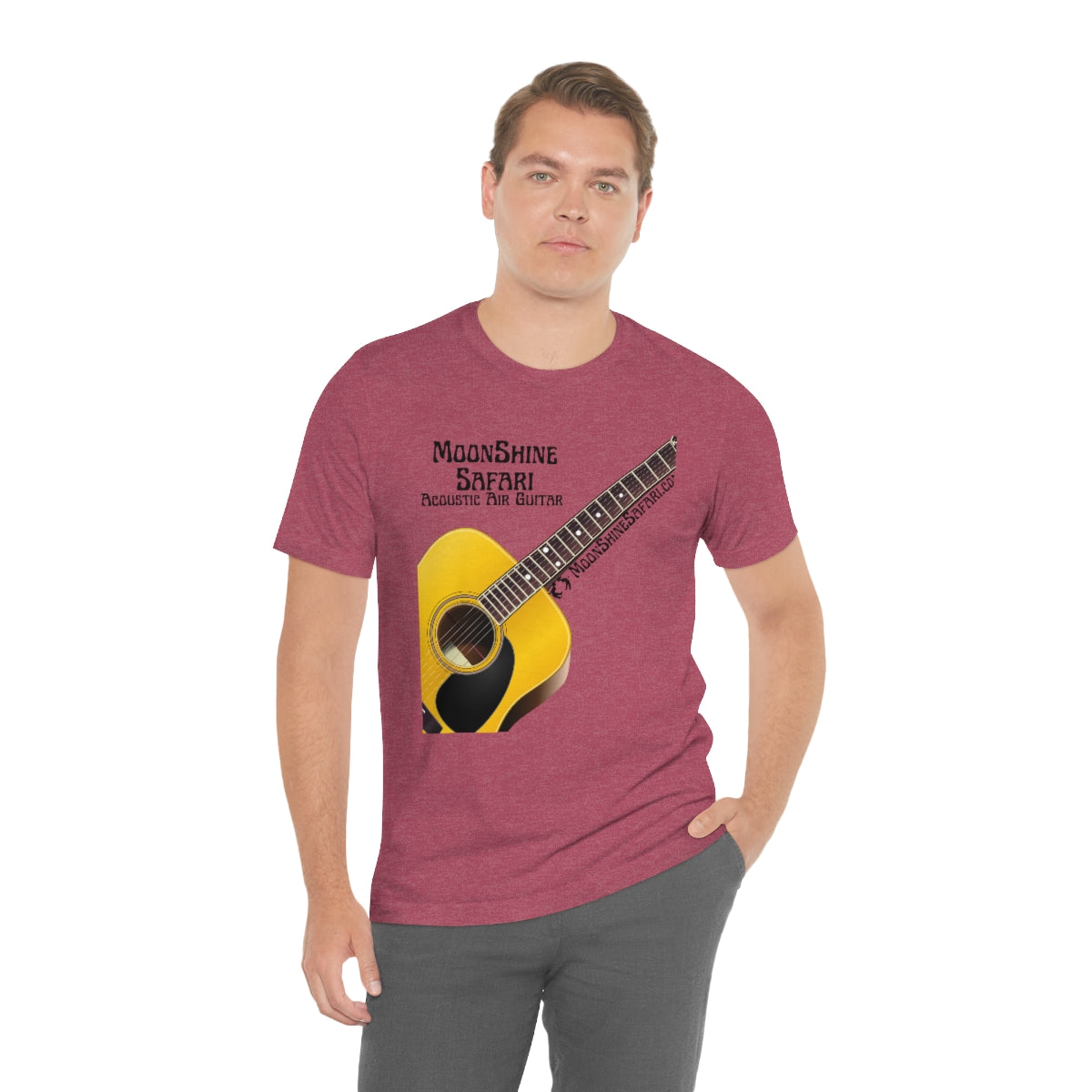 MoonShine Safari Air Acoustic Guitar Unisex Jersey Short Sleeve Tee