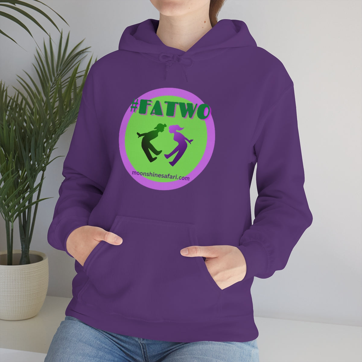 #FATWO MoonShine Safari Unisex Heavy Blend™ Hooded Sweatshirt