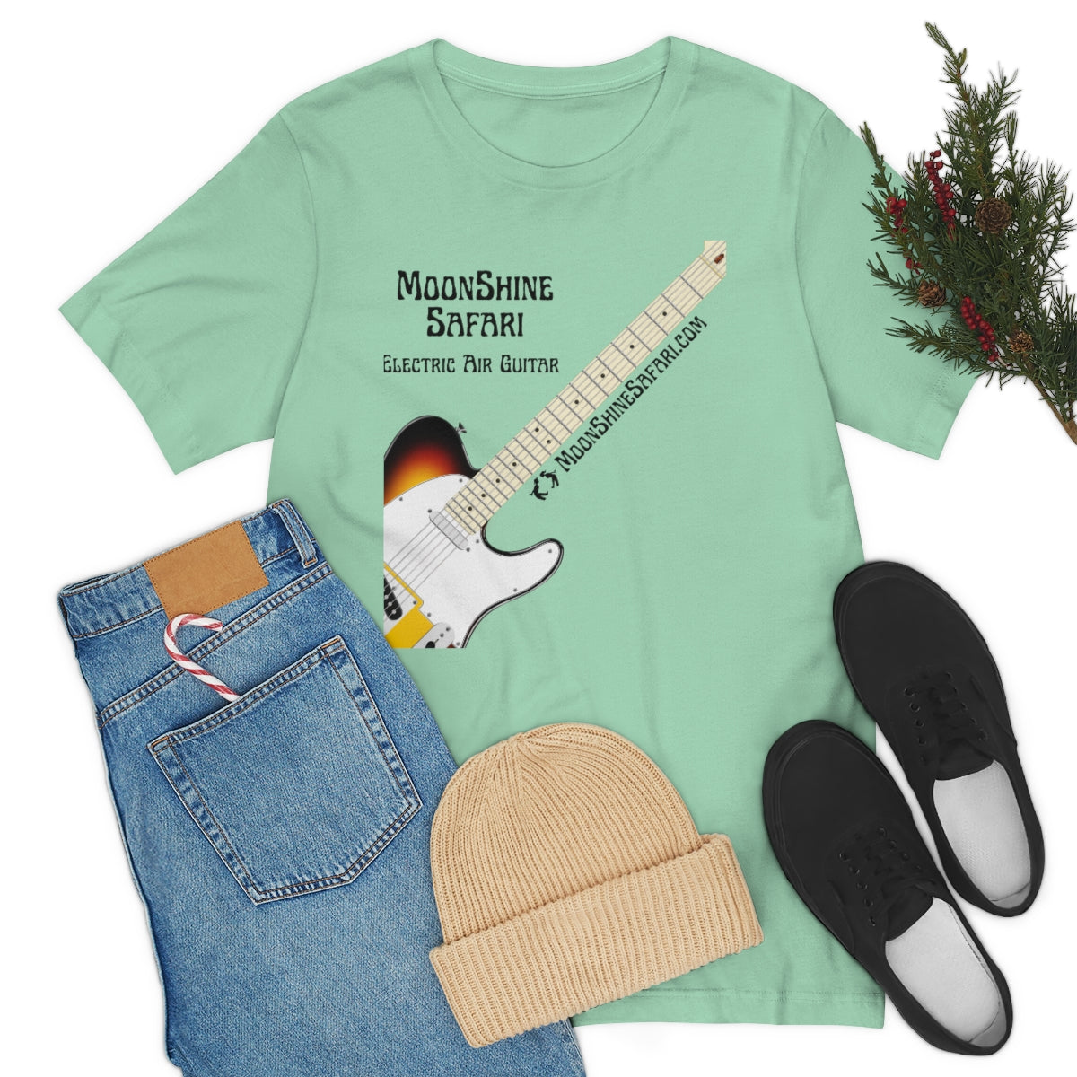 MoonShine Safari Air Electric Guitar Unisex Jersey Short Sleeve Tee