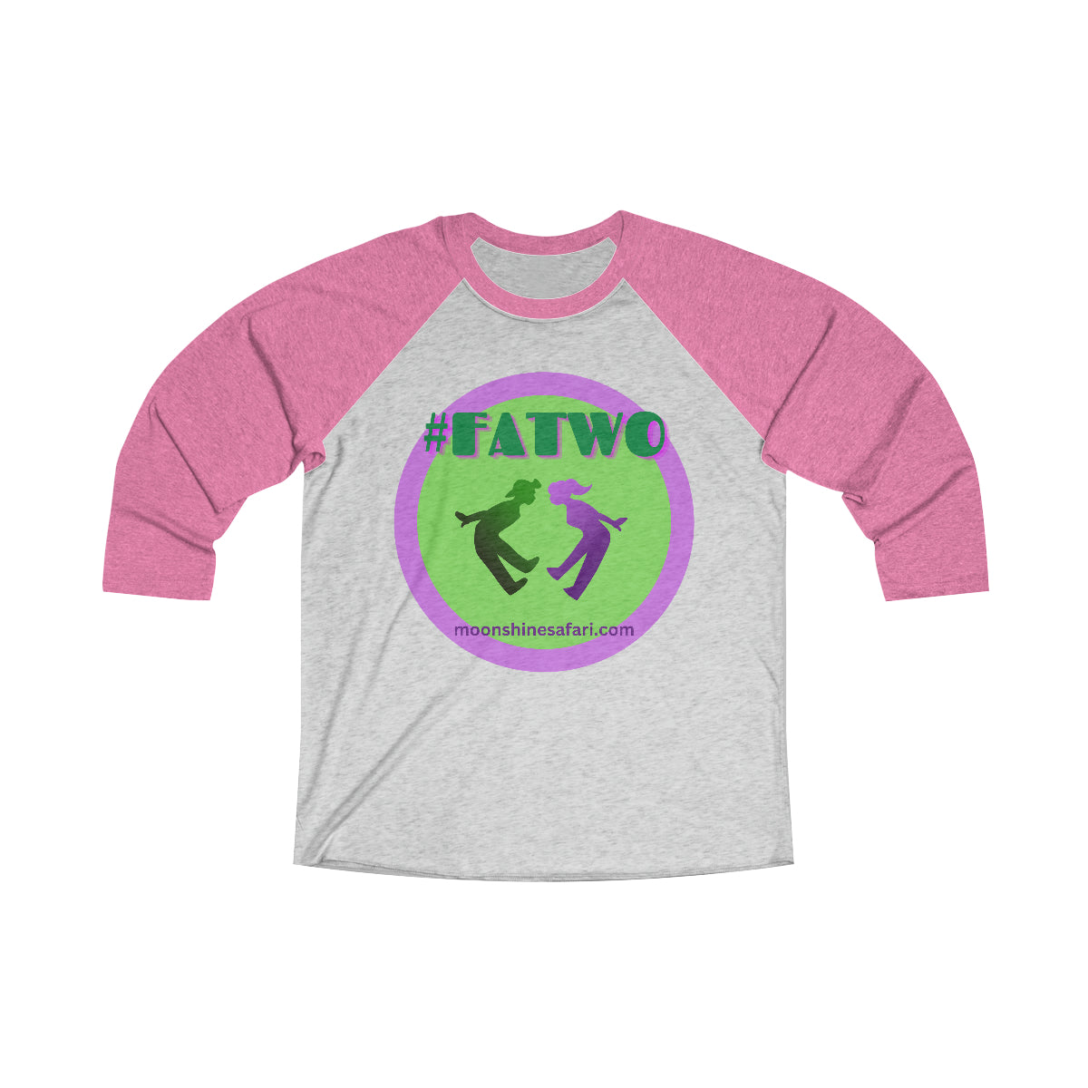 #FATWO MoonShine Safari Unisex Tri-Blend 3\4 Raglan Tee