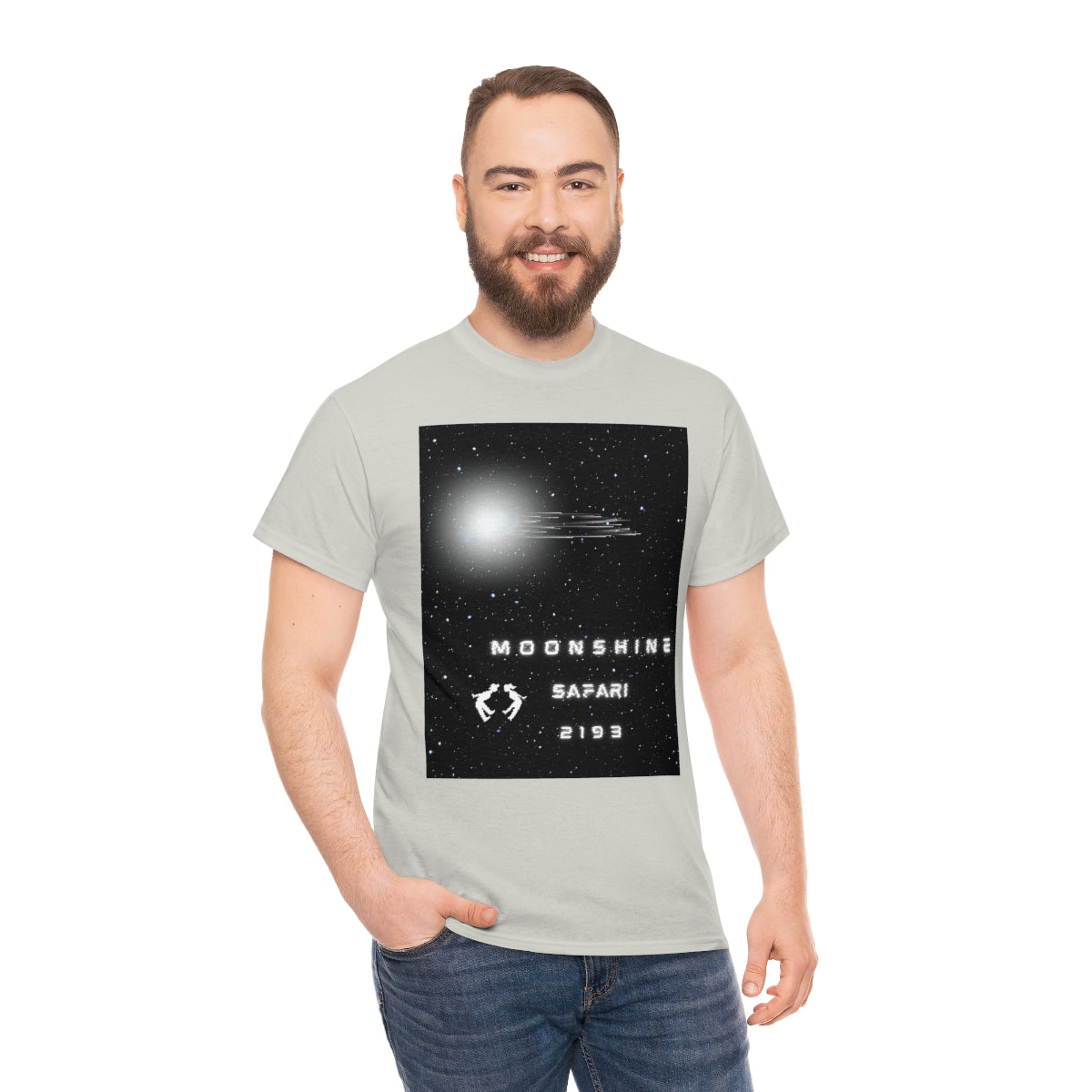 MoonShine Safari Spaceship Unisex Heavy Cotton Tee