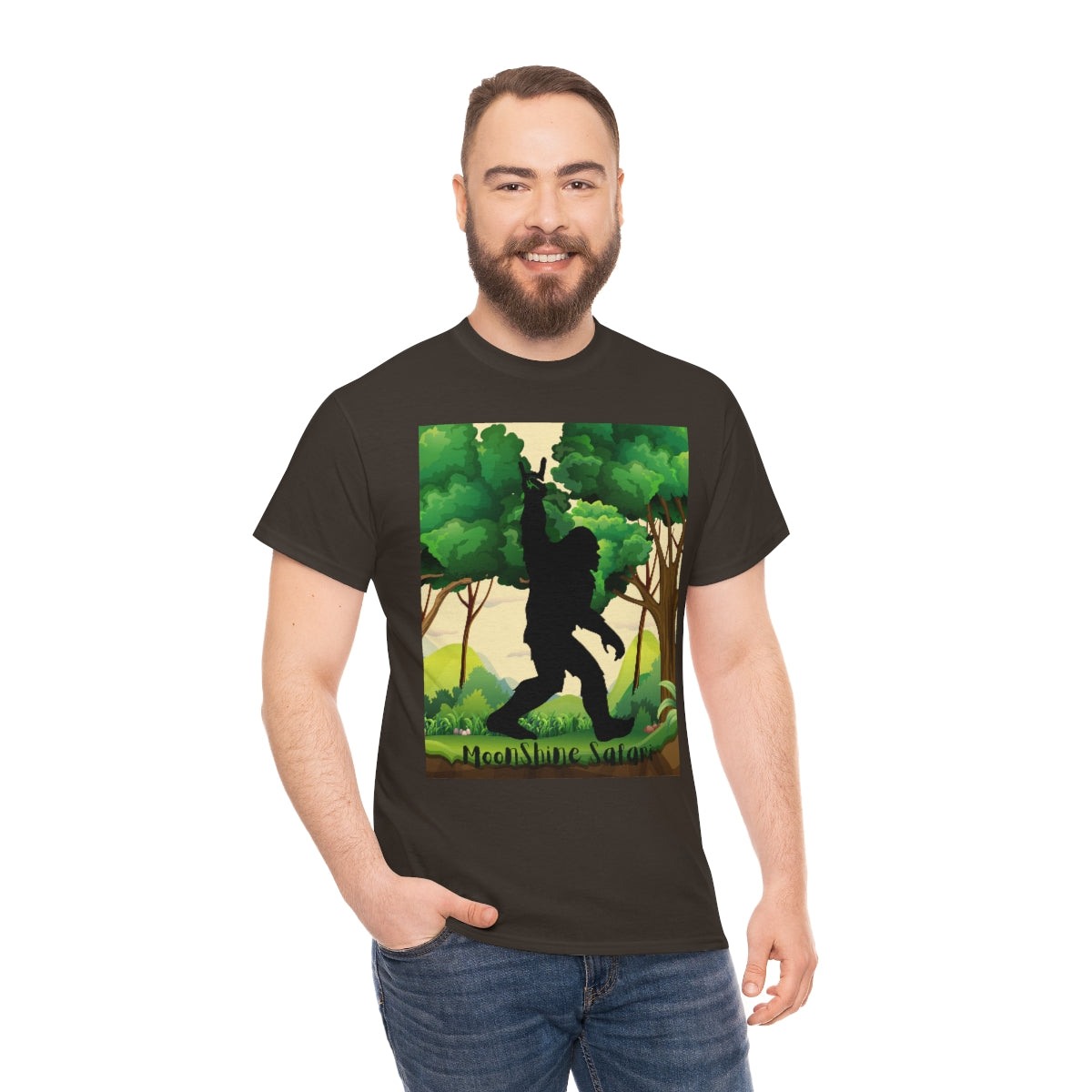 MoonShine Safari Squatch Unisex Heavy Cotton Tee