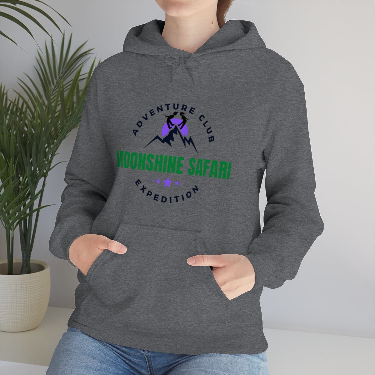 MoonShine Safari Expedition Unisex Heavy Blend™ Hooded Sweatshirt