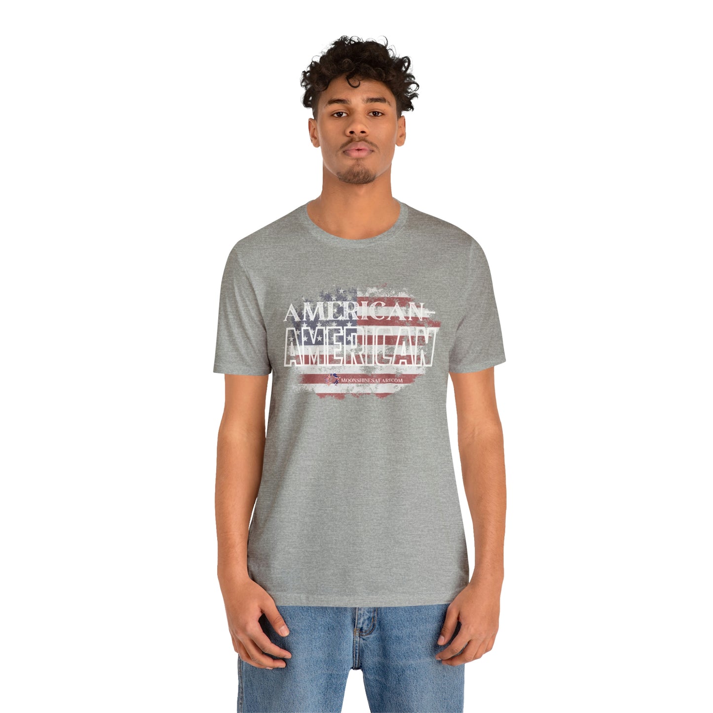 MoonShine Safari American-American Unisex Jersey Short Sleeve Tee