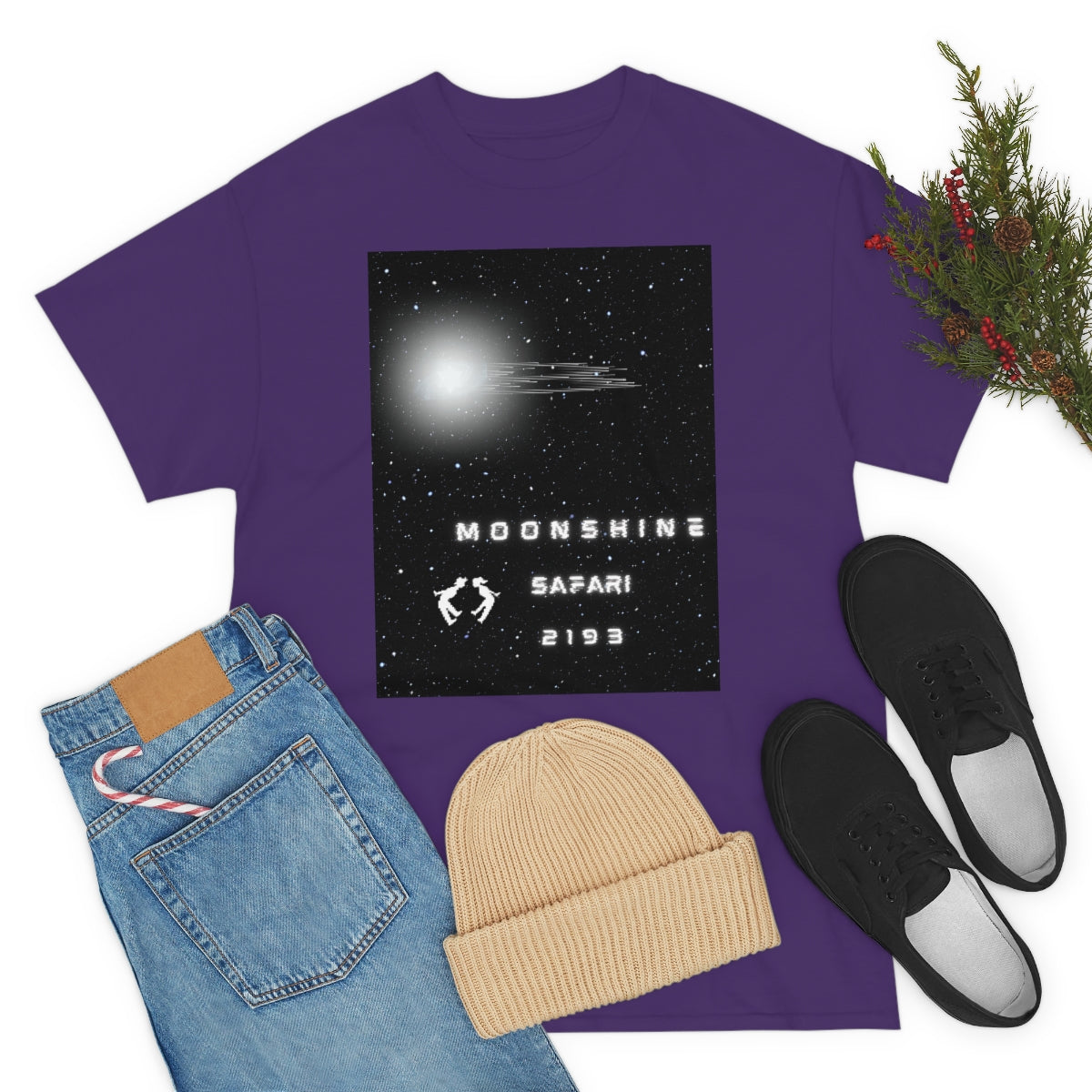 MoonShine Safari Spaceship Unisex Heavy Cotton Tee