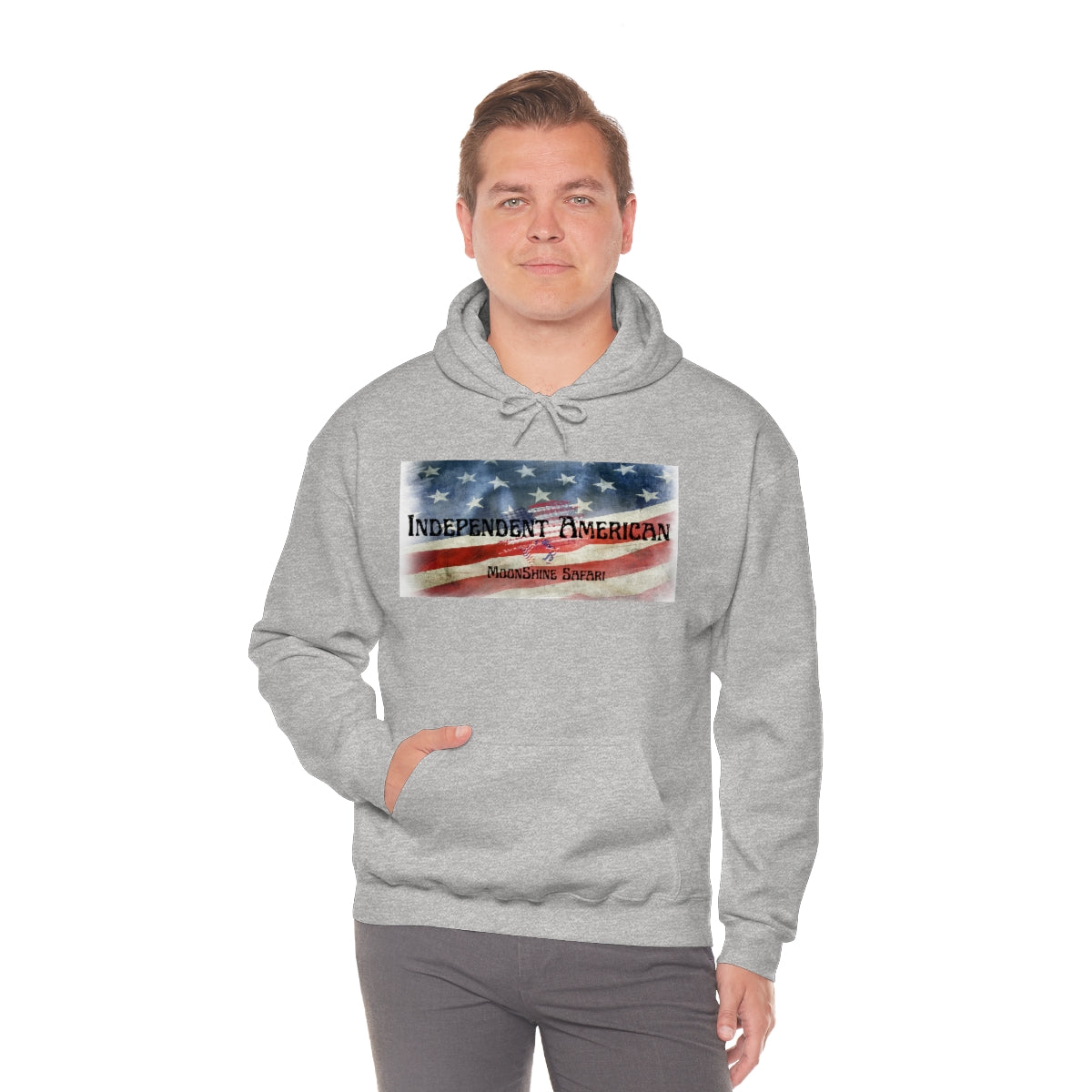 MoonShine Safari Independent American Unisex Heavy Blend™ Hooded Sweatshirt