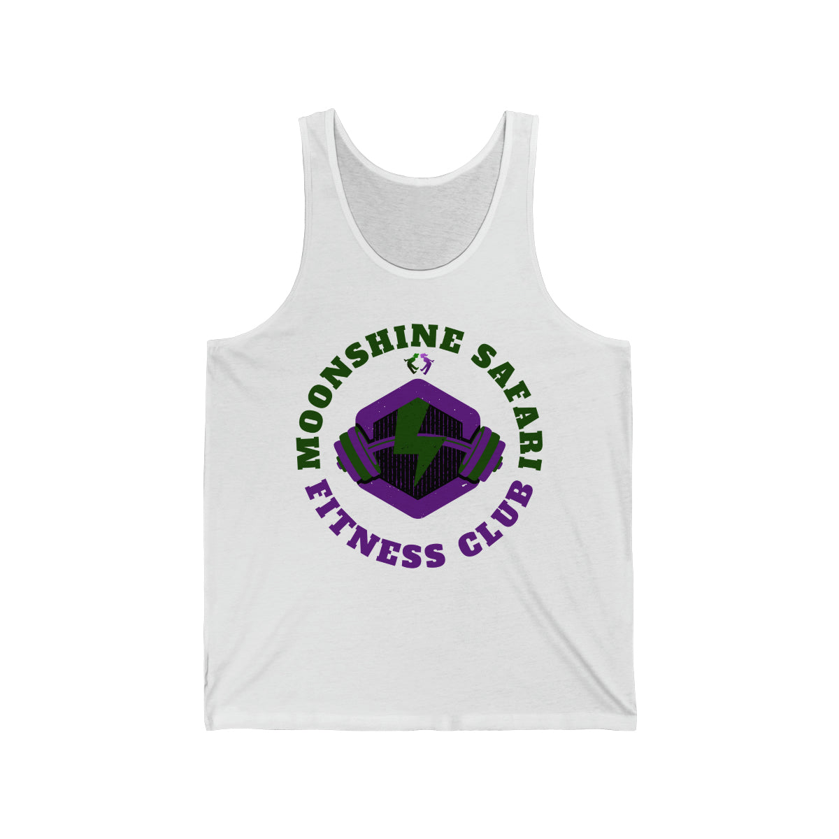 MoonShine Safari Fitness Center Unisex Jersey Tank