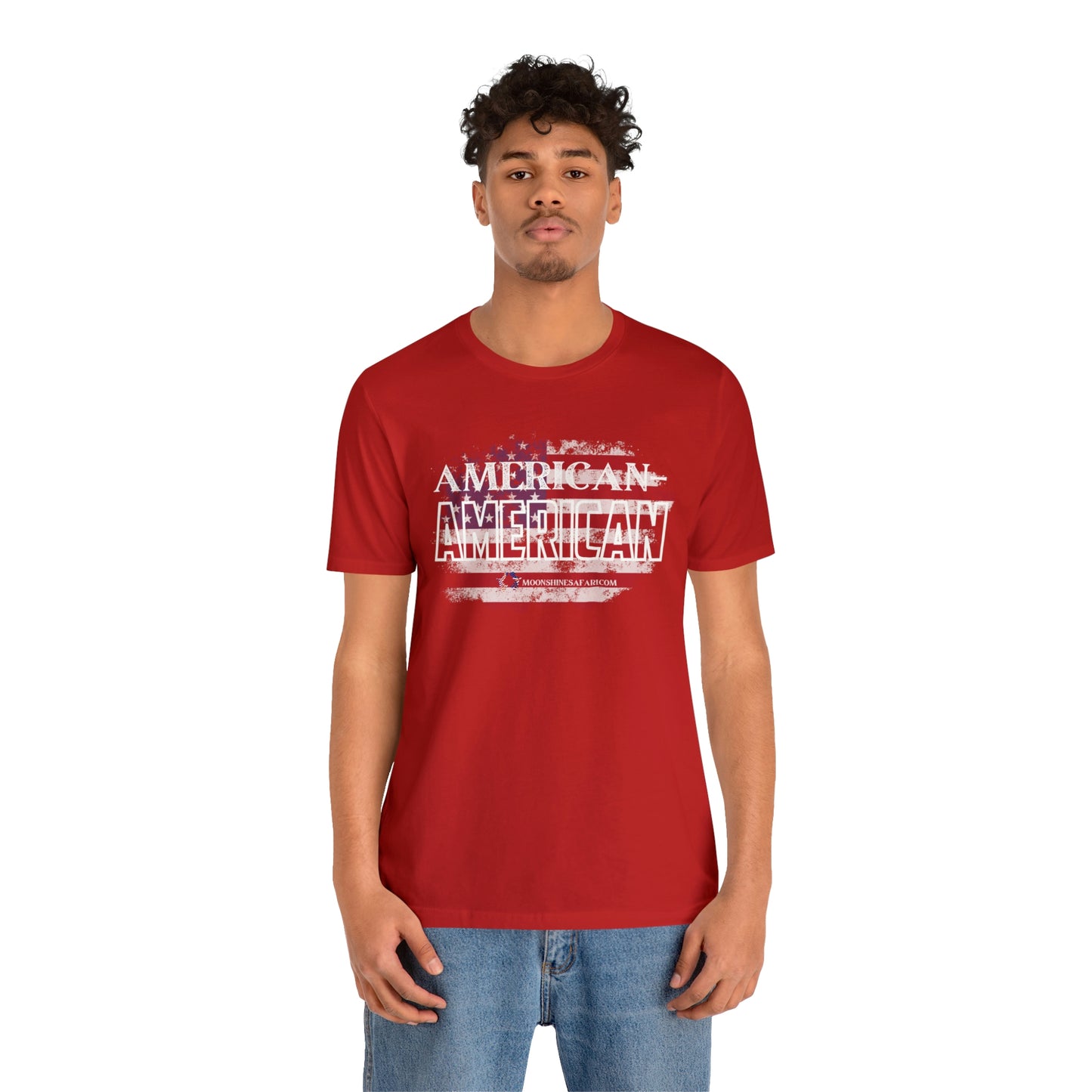 MoonShine Safari American-American Unisex Jersey Short Sleeve Tee