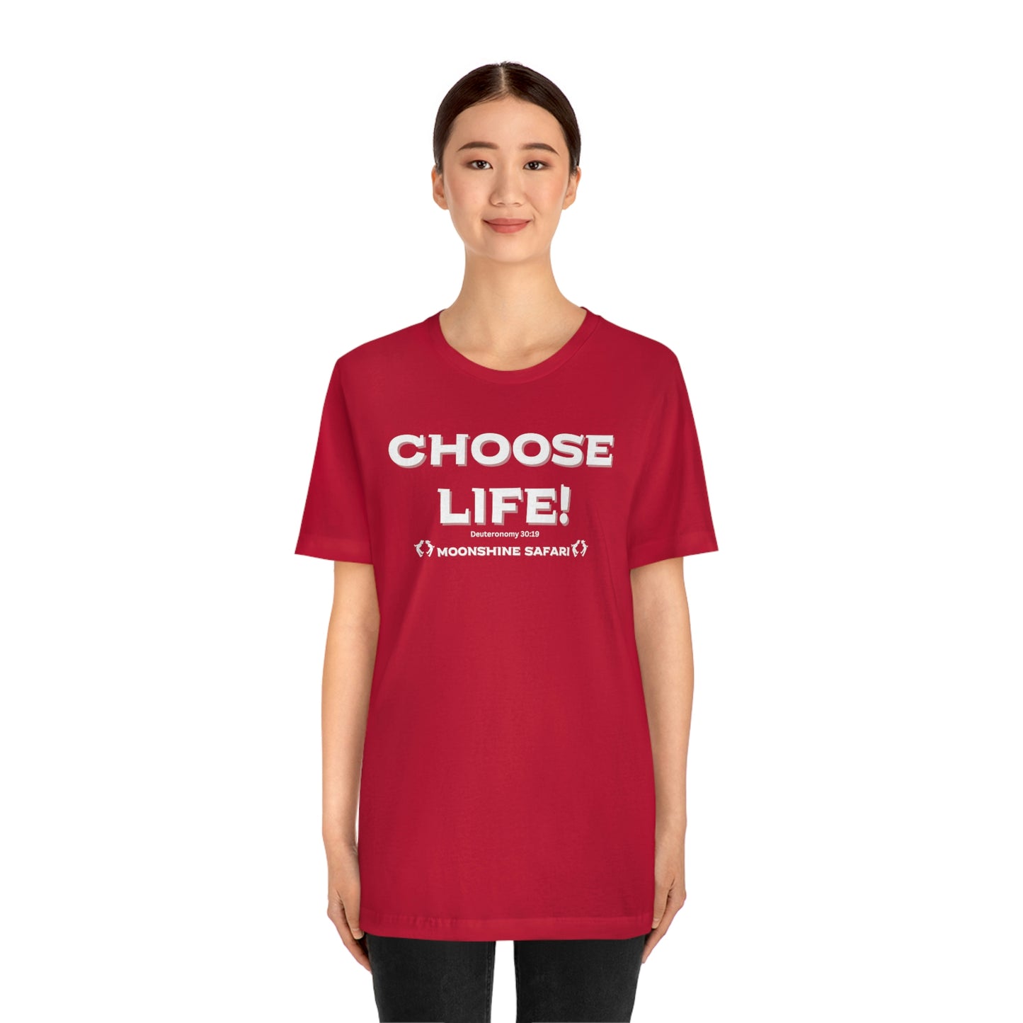 MoonShine Safari Choose Life! Unisex Jersey Short Sleeve Tee