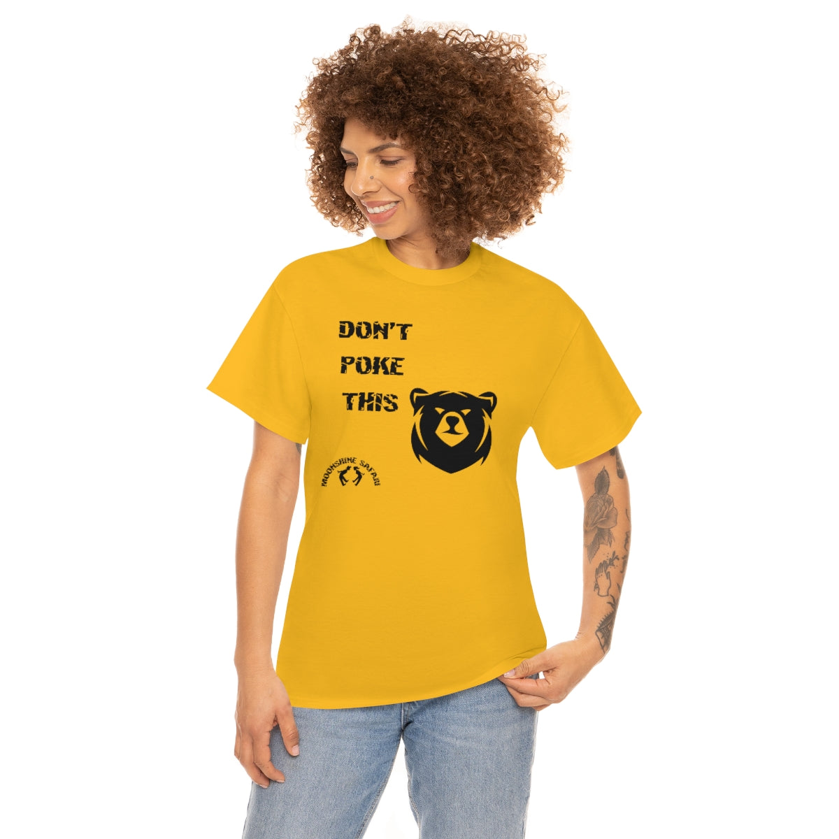 MoonShine Safari Dont Poke Unisex Heavy Cotton Tee