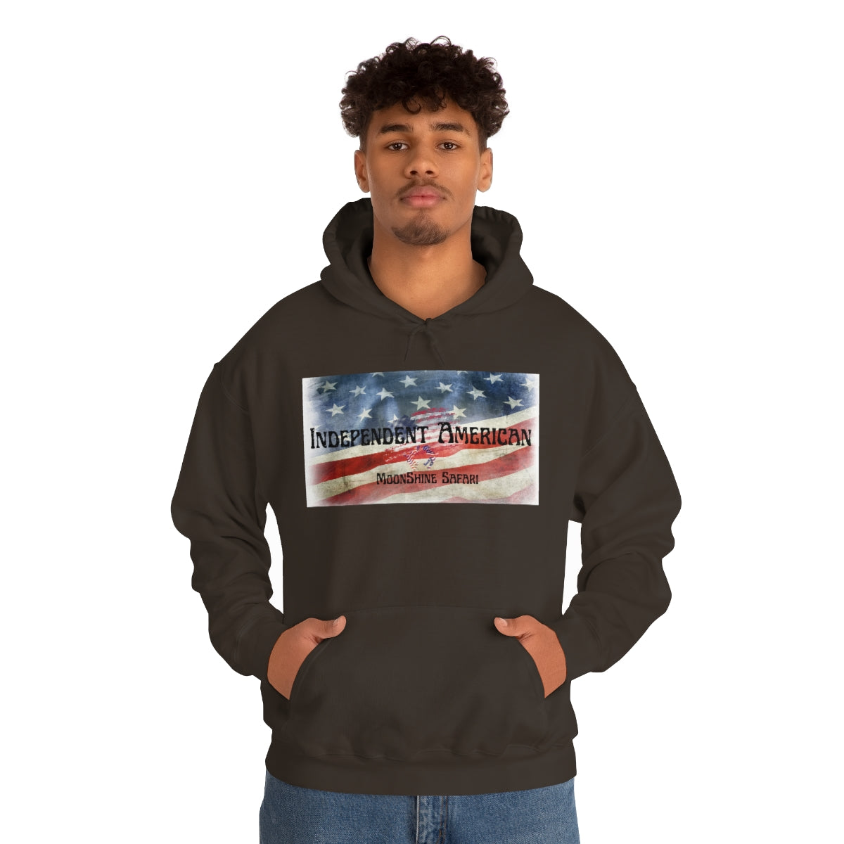 MoonShine Safari Independent American Unisex Heavy Blend™ Hooded Sweatshirt