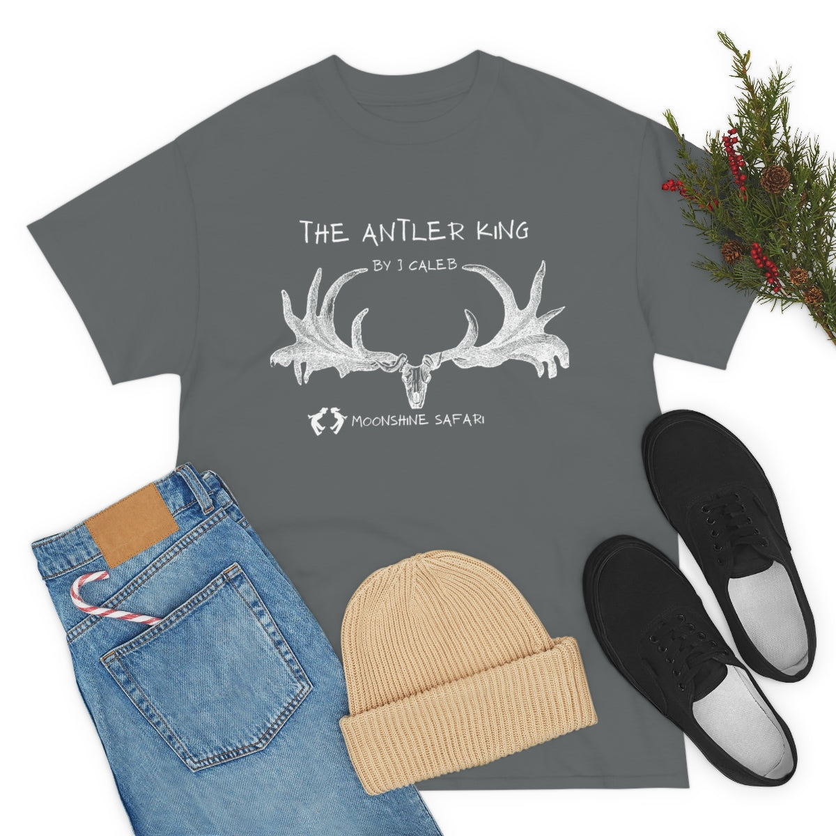 Antler King by J Caleb Unisex Heavy Cotton Tee